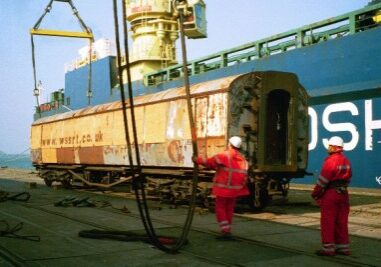 No 6705 back on terra firma at Newport on 26 February 2007...